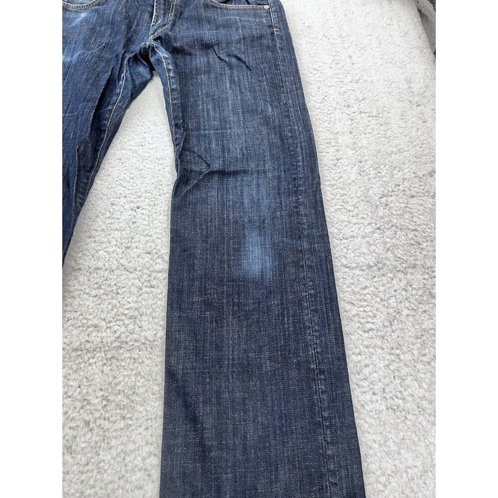 Citizens of Humanity Sid Jeans Mens 32x32 Dark Wash Straight Leg Stretch Denim - Picture 3 of 16